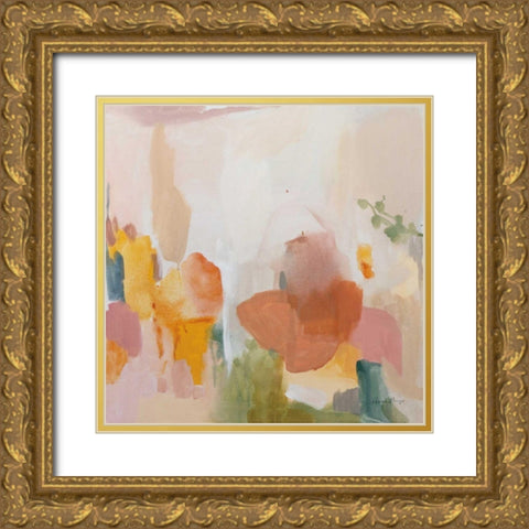 Sonoran Summer Gold Ornate Wood Framed Art Print with Double Matting by Munger, Pamela