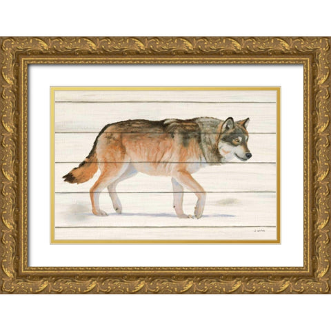 Northern Wild II on Wood Gold Ornate Wood Framed Art Print with Double Matting by Wiens, James