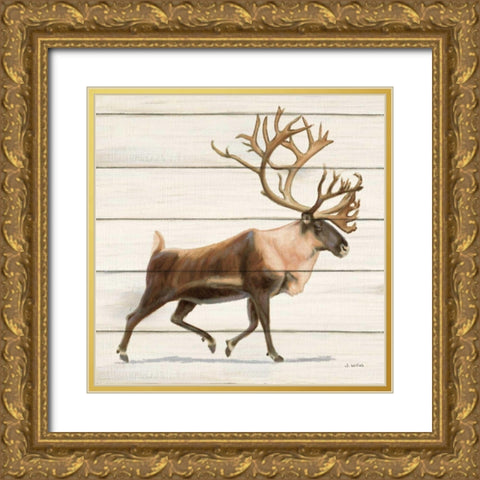 Northern Wild IV on Wood Gold Ornate Wood Framed Art Print with Double Matting by Wiens, James