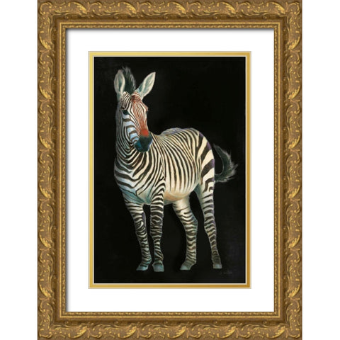 Wild and Free VI Black Gold Ornate Wood Framed Art Print with Double Matting by Wiens, James