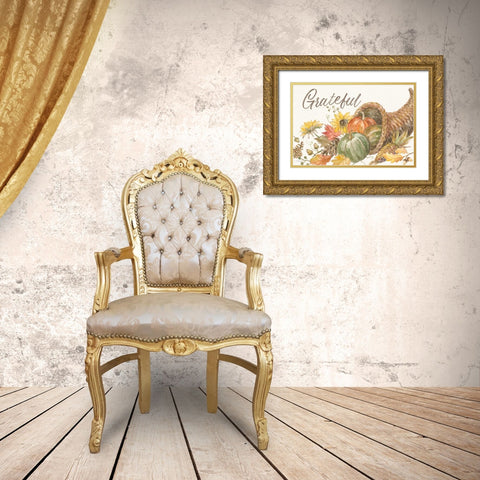 Happy Harvest II Gold Ornate Wood Framed Art Print with Double Matting by Vassileva, Silvia