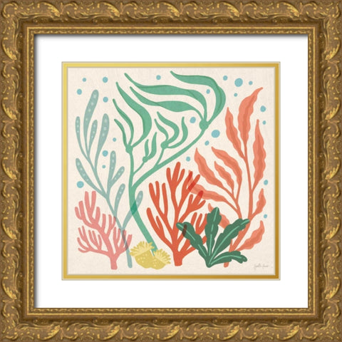 Under the Sea VI Gold Ornate Wood Framed Art Print with Double Matting by Penner, Janelle