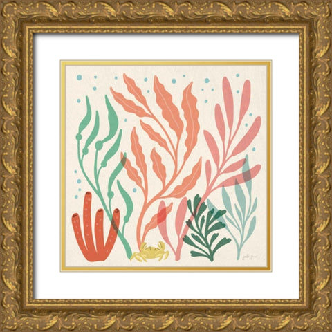 Under the Sea VII Gold Ornate Wood Framed Art Print with Double Matting by Penner, Janelle