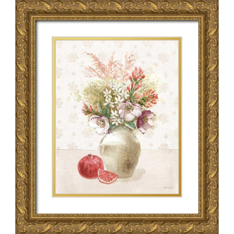 Cottage Charm II Gold Ornate Wood Framed Art Print with Double Matting by Grove, Beth