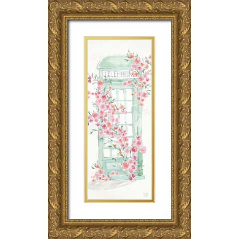 World Tour V Gold Ornate Wood Framed Art Print with Double Matting by June, Dina