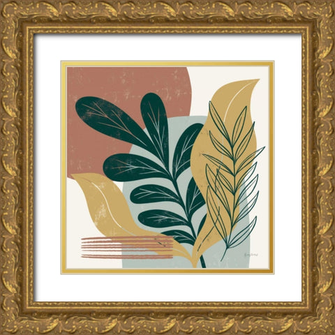 Mid Century Modern III Light Gold Ornate Wood Framed Art Print with Double Matting by Thorns, Becky