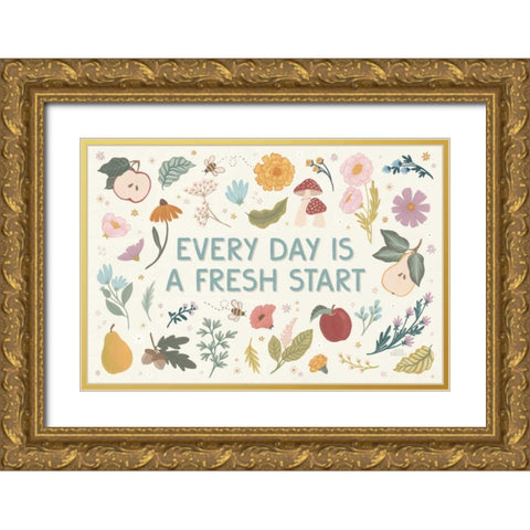 September Sweetness I Gold Ornate Wood Framed Art Print with Double Matting by Marshall, Laura
