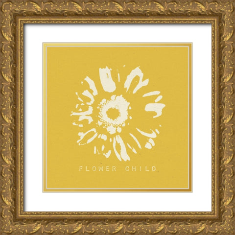 Fresh as a Daisy I Gold Ornate Wood Framed Art Print with Double Matting by Wild Apple Portfolio