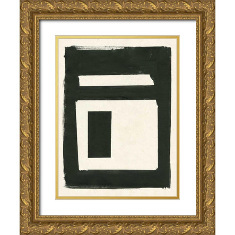 Portal I Gold Ornate Wood Framed Art Print with Double Matting by Hershey, Moira