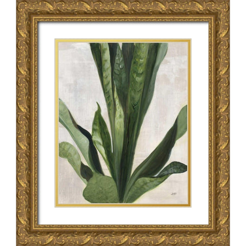 Tropical Study III Gold Ornate Wood Framed Art Print with Double Matting by Purinton, Julia