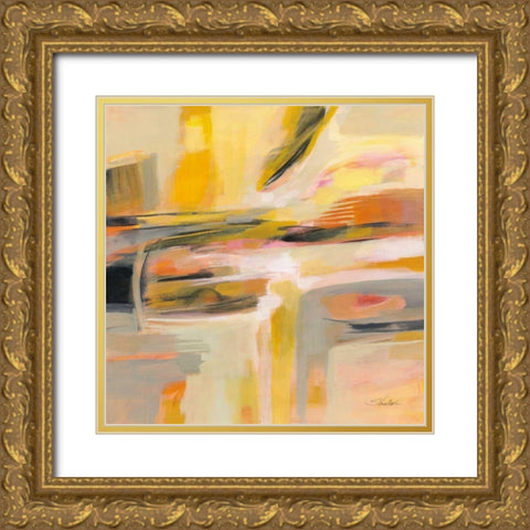 Happy Sunshine Gold Ornate Wood Framed Art Print with Double Matting by Vassileva, Silvia