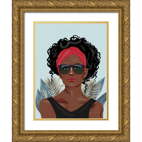Strength and Beauty II Gold Ornate Wood Framed Art Print with Double Matting by Escalante, Omar