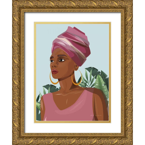 Strength and Beauty IV Gold Ornate Wood Framed Art Print with Double Matting by Escalante, Omar