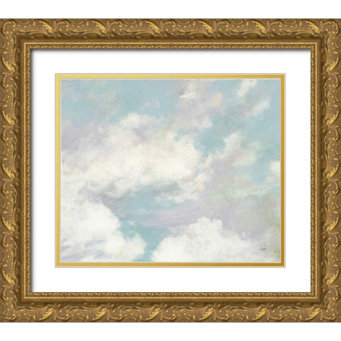 Clouds Above Gold Ornate Wood Framed Art Print with Double Matting by Purinton, Julia