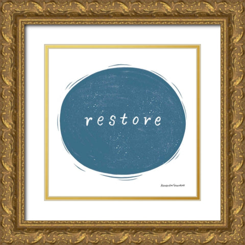 Nature Sanctuary II Gold Ornate Wood Framed Art Print with Double Matting by Snowdon, Alexandra