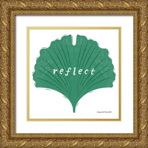 Nature Sanctuary IV Gold Ornate Wood Framed Art Print with Double Matting by Snowdon, Alexandra