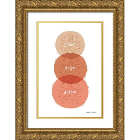 Beachcomber V Gold Ornate Wood Framed Art Print with Double Matting by Snowdon, Alexandra