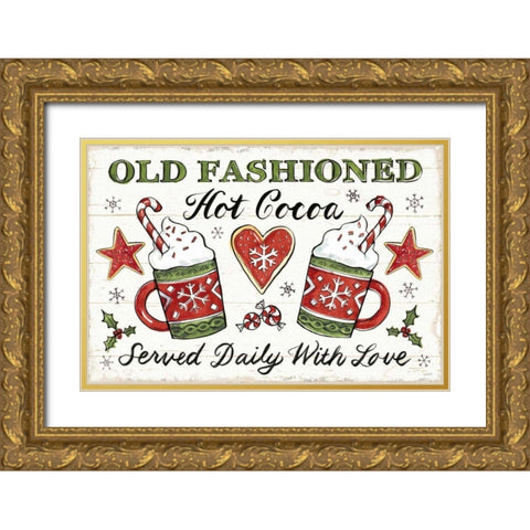 Christmas Treats I Gold Ornate Wood Framed Art Print with Double Matting by Tavoletti, Anne