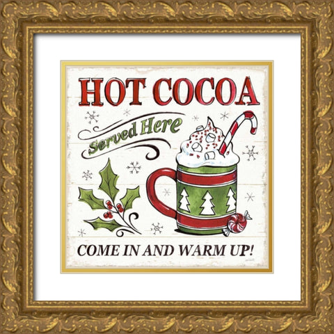 Christmas Treats IV Gold Ornate Wood Framed Art Print with Double Matting by Tavoletti, Anne