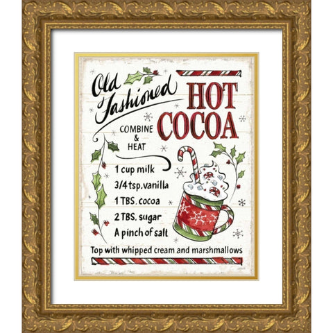 Christmas Treats VII Gold Ornate Wood Framed Art Print with Double Matting by Tavoletti, Anne
