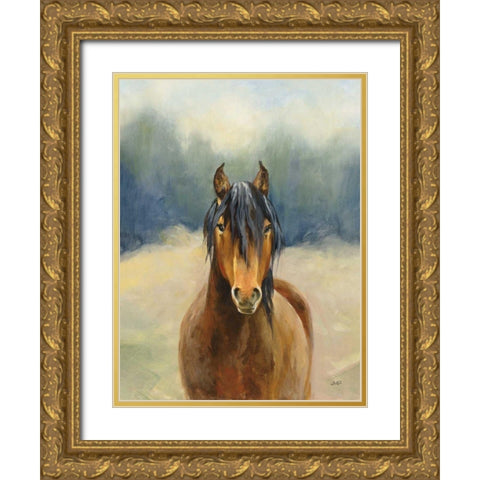Spirit of the West I Gold Ornate Wood Framed Art Print with Double Matting by Purinton, Julia
