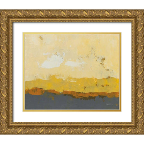 Golden Hour Gold Ornate Wood Framed Art Print with Double Matting by Munger, Pamela