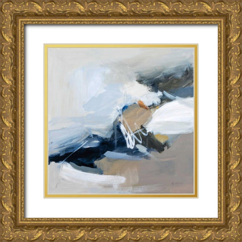 Surfacing Gold Ornate Wood Framed Art Print with Double Matting by Munger, Pamela