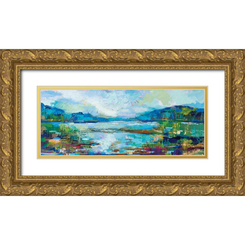 Light of Day Gold Ornate Wood Framed Art Print with Double Matting by Vertentes, Jeanette