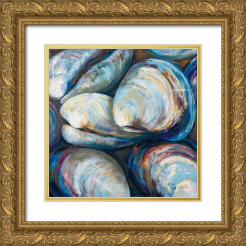 Salty I Gold Ornate Wood Framed Art Print with Double Matting by Vertentes, Jeanette