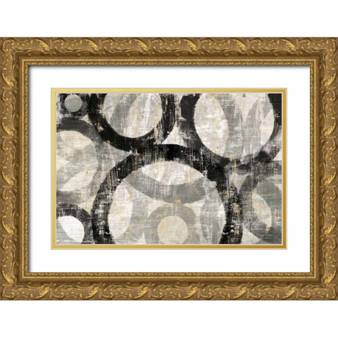 Industrial I Neutral Gold Ornate Wood Framed Art Print with Double Matting by Mullan, Michael