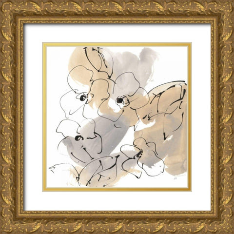 Original Neutrals I Gold Ornate Wood Framed Art Print with Double Matting by Paschke, Chris