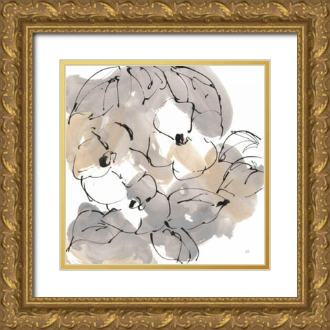 Original Neutrals II Gold Ornate Wood Framed Art Print with Double Matting by Paschke, Chris