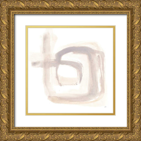 Almost There I Gold Ornate Wood Framed Art Print with Double Matting by Paschke, Chris