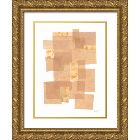 Building Blocks III Gold Ornate Wood Framed Art Print with Double Matting by Prahl, Courtney