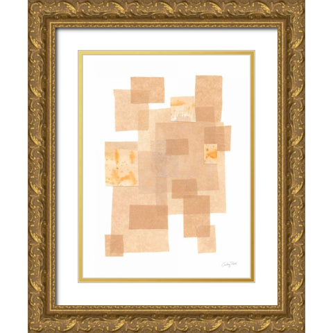 Building Blocks IV Gold Ornate Wood Framed Art Print with Double Matting by Prahl, Courtney