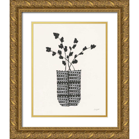 Shadow Vessel I Gold Ornate Wood Framed Art Print with Double Matting by Prahl, Courtney