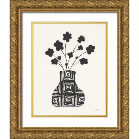 Shadow Vessel II Gold Ornate Wood Framed Art Print with Double Matting by Prahl, Courtney