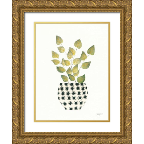 Herb Garden IV Gold Ornate Wood Framed Art Print with Double Matting by Prahl, Courtney