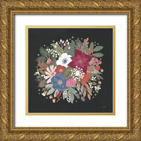 Winter Spirit IX Gold Ornate Wood Framed Art Print with Double Matting by Marshall, Laura