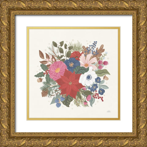 Winter Spirit X Gold Ornate Wood Framed Art Print with Double Matting by Marshall, Laura