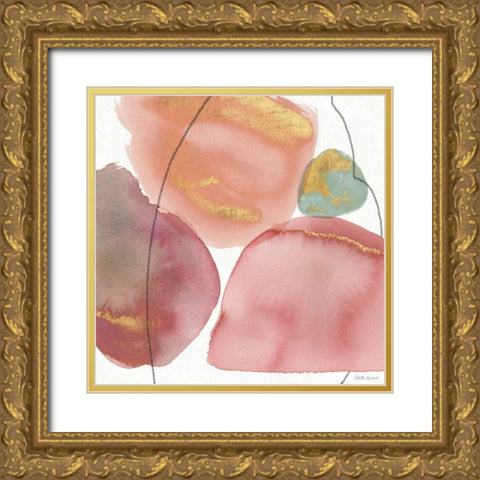Petal Passion XI Gold Ornate Wood Framed Art Print with Double Matting by Grove, Beth