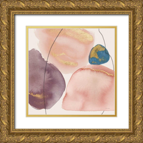 Petal Passion XI Eventide Gold Ornate Wood Framed Art Print with Double Matting by Grove, Beth