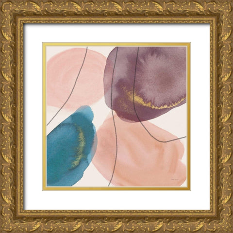 Petal Passion XII Eventide Gold Ornate Wood Framed Art Print with Double Matting by Grove, Beth