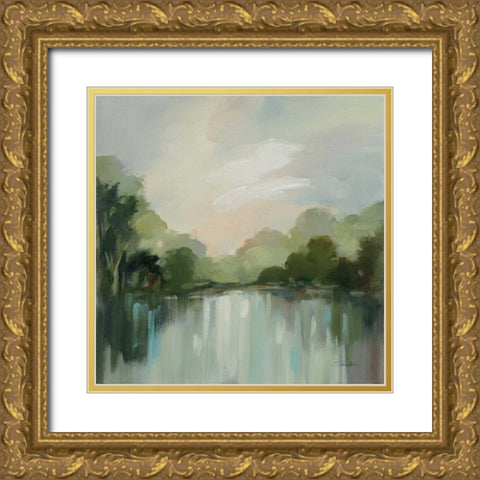 Cool Spring Day Gold Ornate Wood Framed Art Print with Double Matting by Vassileva, Silvia