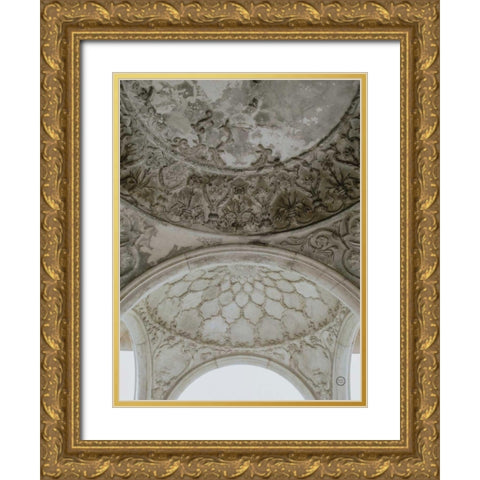Structural Detail Gold Ornate Wood Framed Art Print with Double Matting by Larson, Nathan