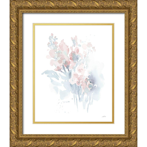 Fresh Blooms I Gold Ornate Wood Framed Art Print with Double Matting by Pete, Katrina