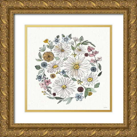 Farmhouse Flea Market III Gold Ornate Wood Framed Art Print with Double Matting by Tavoletti, Anne