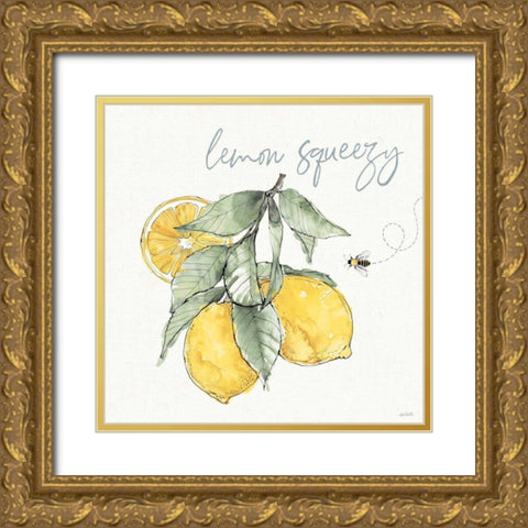 Farmhouse Flea Market V Gold Ornate Wood Framed Art Print with Double Matting by Tavoletti, Anne