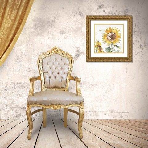 Farmhouse Flea Market X Gold Ornate Wood Framed Art Print with Double Matting by Tavoletti, Anne