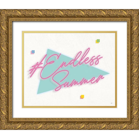 Endless Summer I Gold Ornate Wood Framed Art Print with Double Matting by Aiken, Jess